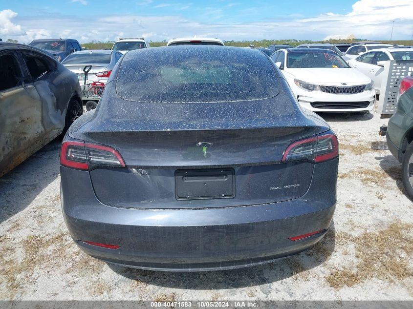 TESLA MODEL 3 LONG RANGE DUAL MOTOR ALL-WHEEL DRIVE 2022