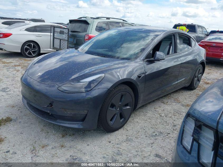 TESLA MODEL 3 LONG RANGE DUAL MOTOR ALL-WHEEL DRIVE 2022