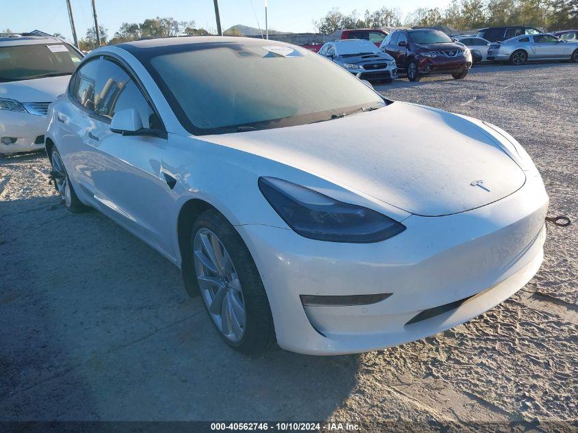 TESLA MODEL 3 LONG RANGE DUAL MOTOR ALL-WHEEL DRIVE 2022