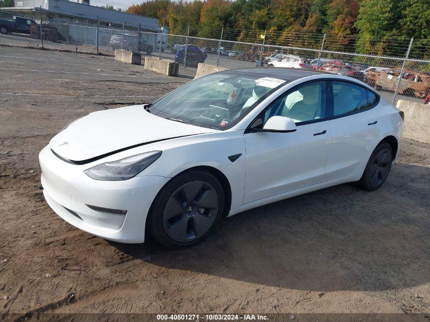 TESLA MODEL 3 LONG RANGE DUAL MOTOR ALL-WHEEL DRIVE 2022