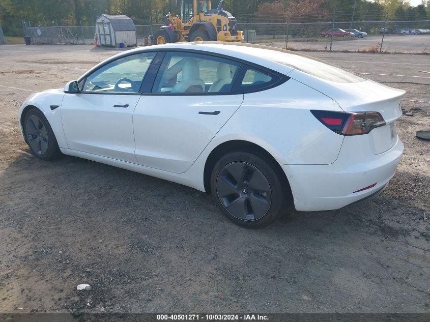 TESLA MODEL 3 LONG RANGE DUAL MOTOR ALL-WHEEL DRIVE 2022