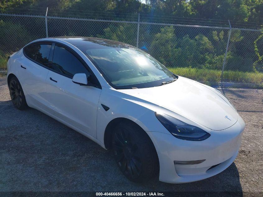 TESLA MODEL 3 PERFORMANCE DUAL MOTOR ALL-WHEEL DRIVE 2021