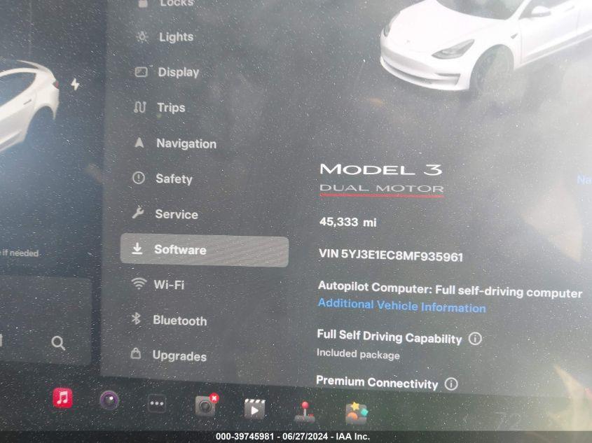 TESLA MODEL 3 PERFORMANCE DUAL MOTOR ALL-WHEEL DRIVE 2021