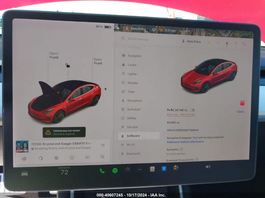 TESLA MODEL 3 PERFORMANCE DUAL MOTOR ALL-WHEEL DRIVE 2020