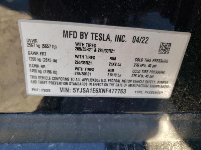 TESLA MODEL S  2022