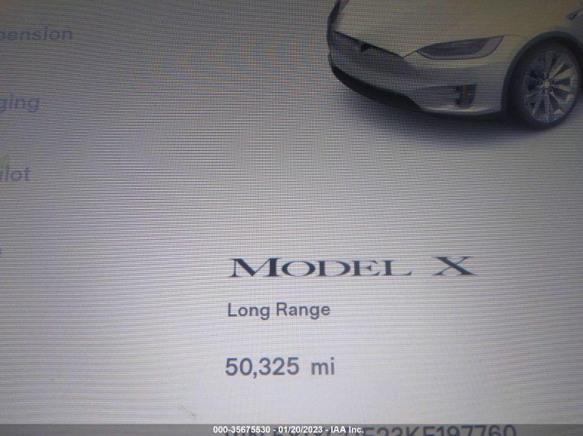 TESLA MODEL X  2019