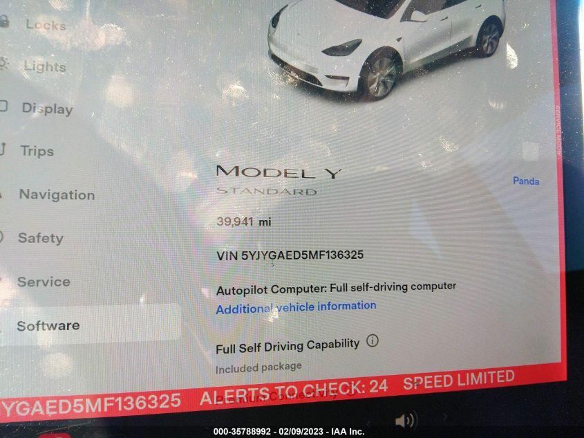 TESLA MODEL Y PERFORMANCE 2021