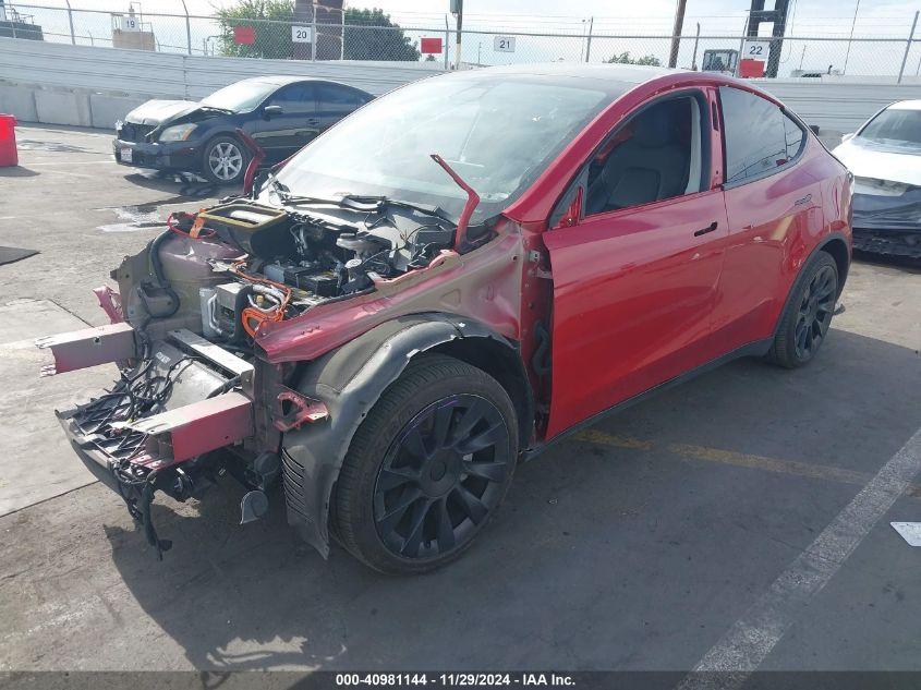 TESLA MODEL Y LONG RANGE DUAL MOTOR ALL-WHEEL DRIVE 2021