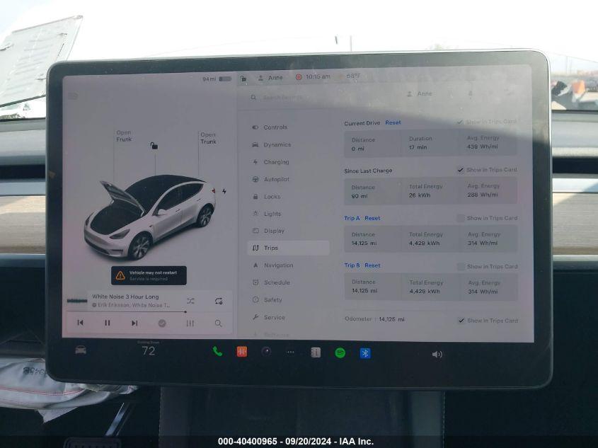 TESLA MODEL Y LONG RANGE DUAL MOTOR ALL-WHEEL DRIVE 2021