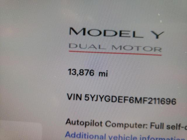 TESLA MODEL Y  2021