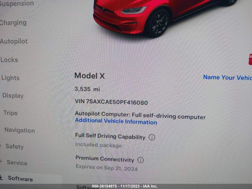 TESLA MODEL X   2023