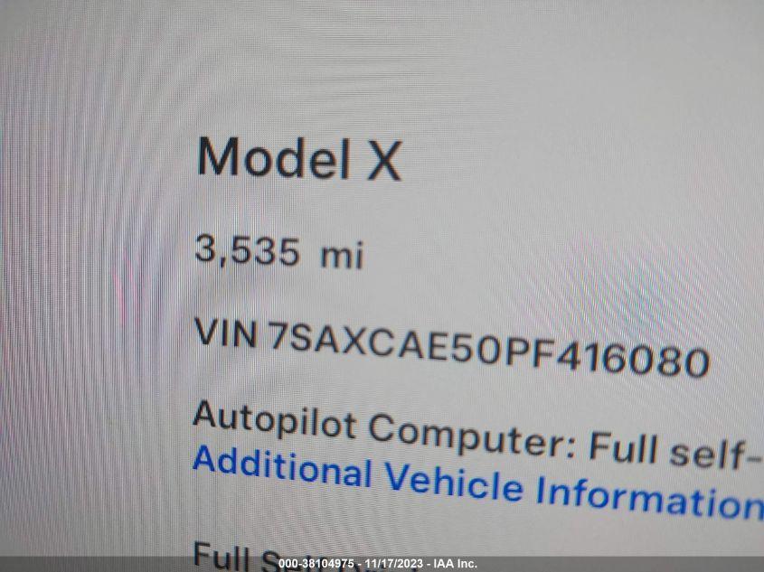 TESLA MODEL X   2023