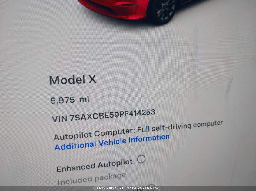 TESLA MODEL X DUAL MOTOR ALL-WHEEL DRIVE/STANDARD RANGE 2023