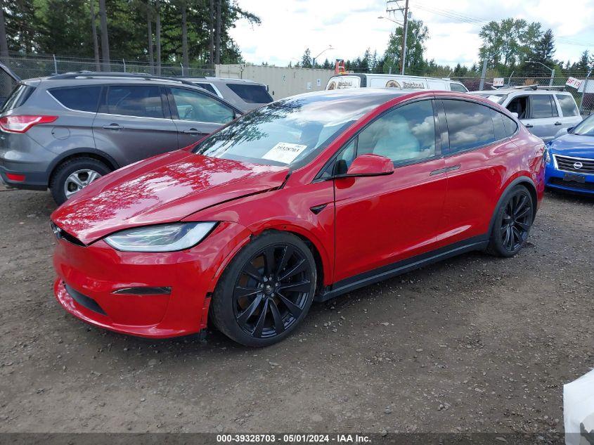 TESLA MODEL X PLAID TRI MOTOR ALL-WHEEL DRIVE 2022