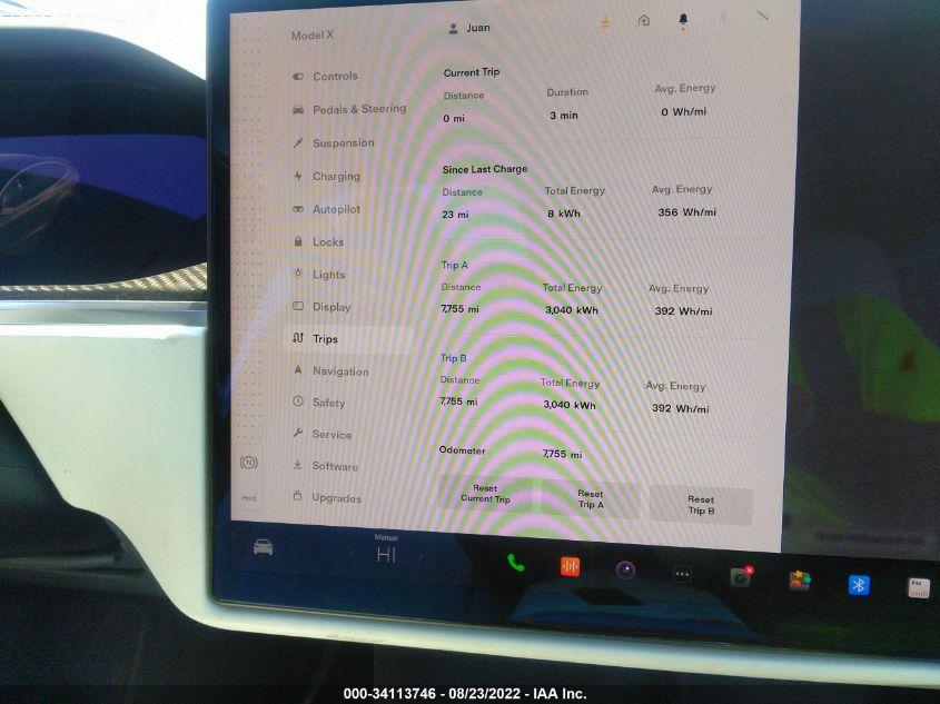 TESLA MODEL X PLAID 2022