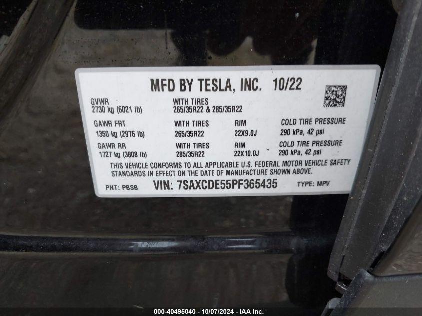 TESLA MODEL X DUAL MOTOR ALL-WHEEL DRIVE/STANDARD RANGE 2023