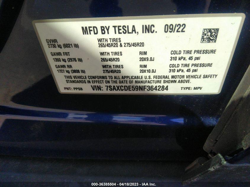 TESLA MODEL X  2022