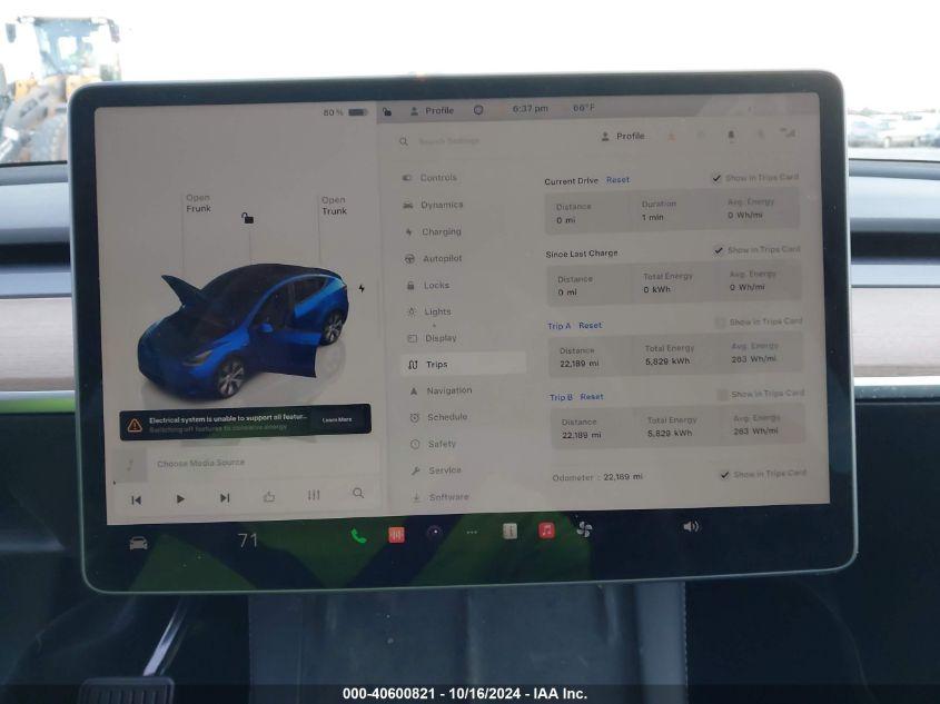 TESLA MODEL Y LONG RANGE DUAL MOTOR ALL-WHEEL DRIVE 2022