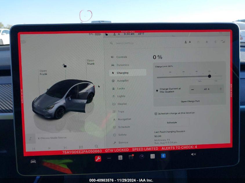 TESLA MODEL Y AWD/LONG RANGE DUAL MOTOR ALL-WHEEL DRIVE 2023