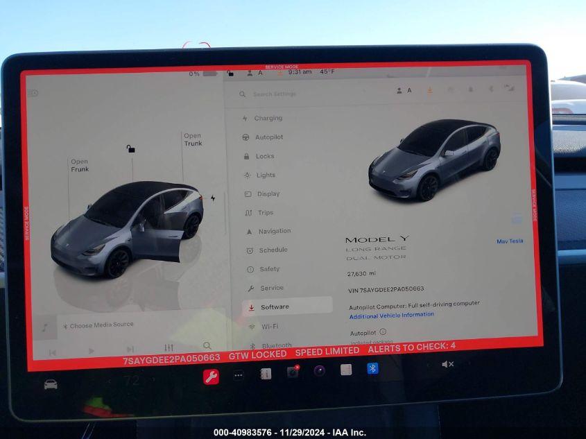 TESLA MODEL Y AWD/LONG RANGE DUAL MOTOR ALL-WHEEL DRIVE 2023