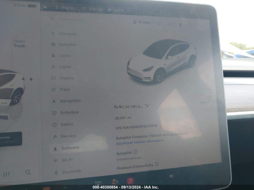 TESLA MODEL Y AWD/LONG RANGE DUAL MOTOR ALL-WHEEL DRIVE 2023