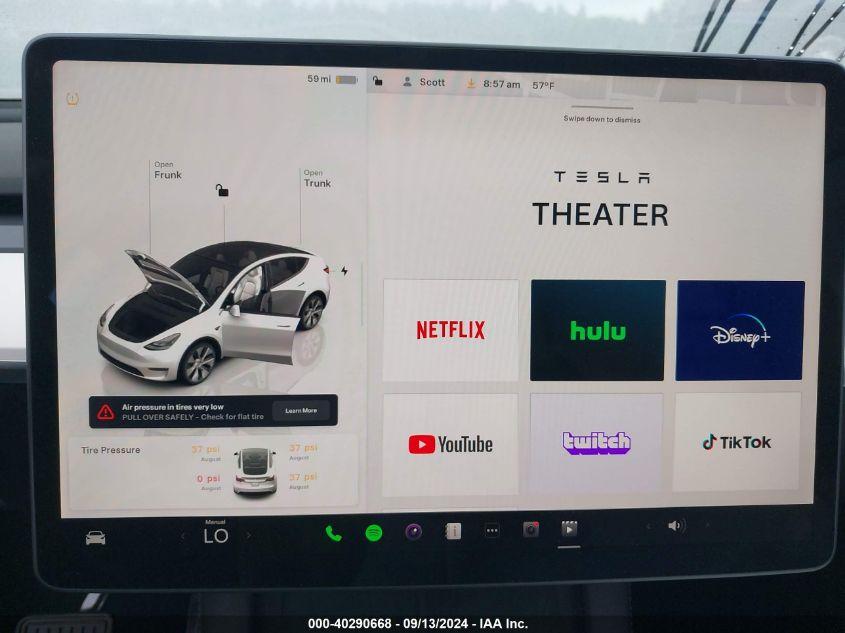 TESLA MODEL Y AWD/LONG RANGE DUAL MOTOR ALL-WHEEL DRIVE 2023