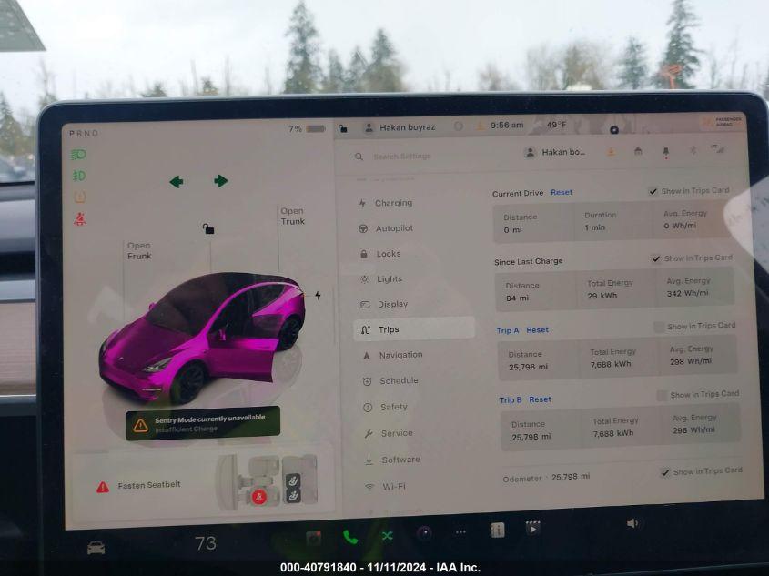 TESLA MODEL Y AWD/LONG RANGE DUAL MOTOR ALL-WHEEL DRIVE 2023