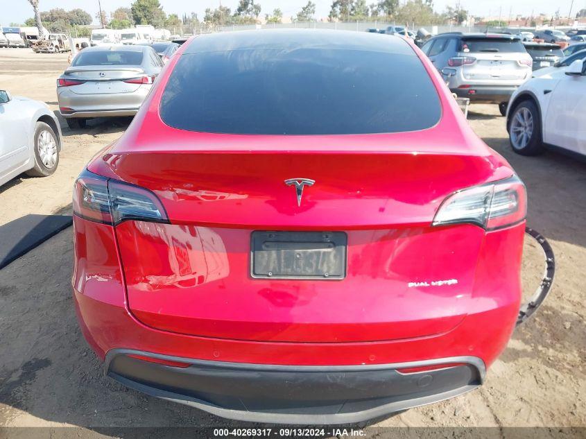 TESLA MODEL Y LONG RANGE DUAL MOTOR ALL-WHEEL DRIVE 2022