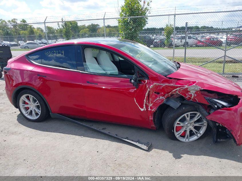 TESLA MODEL Y LONG RANGE DUAL MOTOR ALL-WHEEL DRIVE 2022