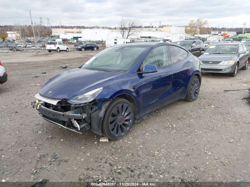 TESLA MODEL Y PERFORMANCE DUAL MOTOR ALL-WHEEL DRIVE 2022