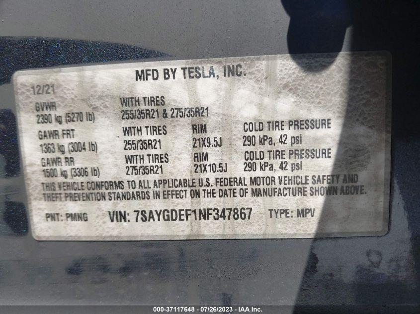 TESLA MODEL Y PERFORMANCE 2022