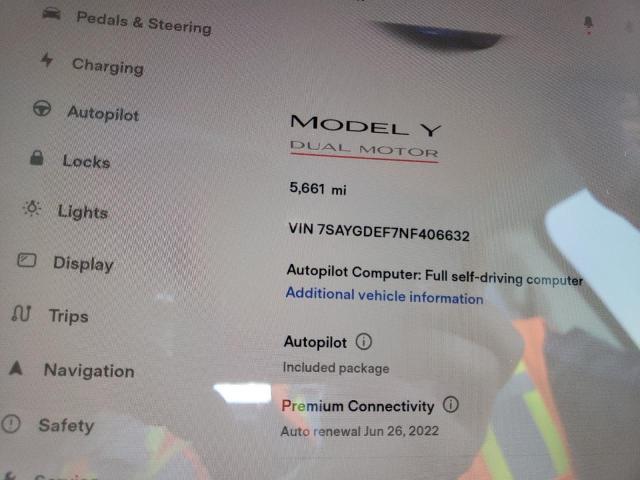 TESLA MODEL Y  2022