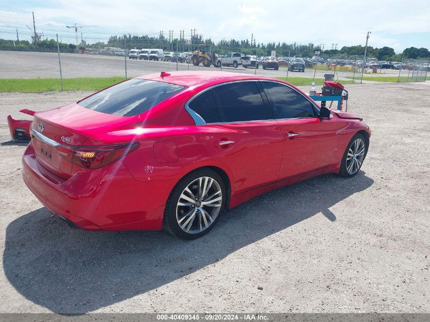 INFINITI Q50 SENSORY 2022