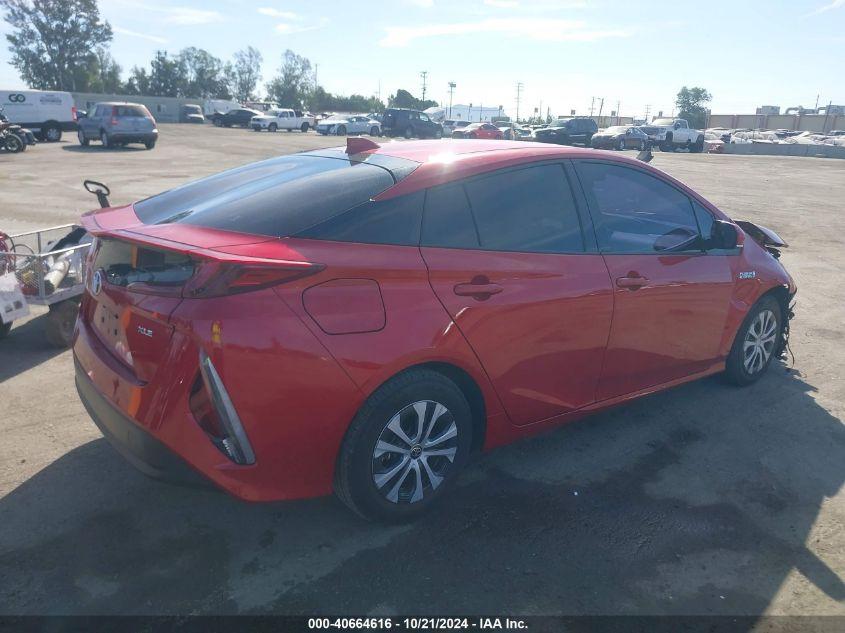 TOYOTA PRIUS PRIME XLE 2020