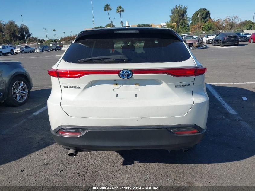 TOYOTA VENZA LE 2022