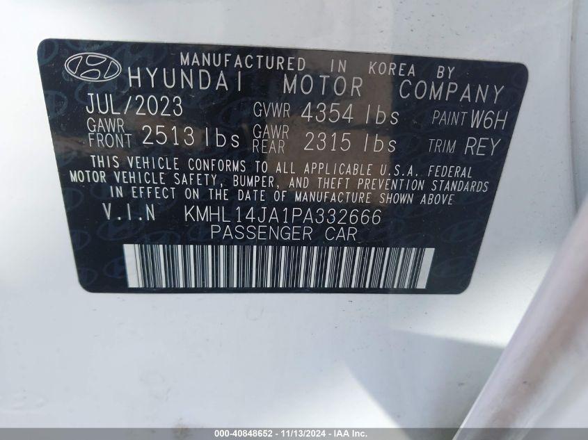 HYUNDAI SONATA SEL 2023