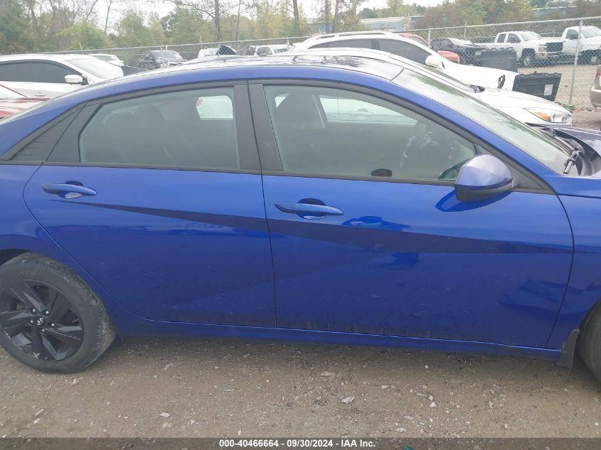 HYUNDAI ELANTRA HYBRID BLUE 2022