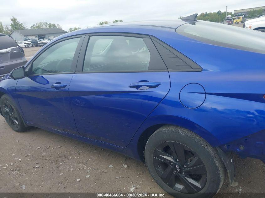 HYUNDAI ELANTRA HYBRID BLUE 2022