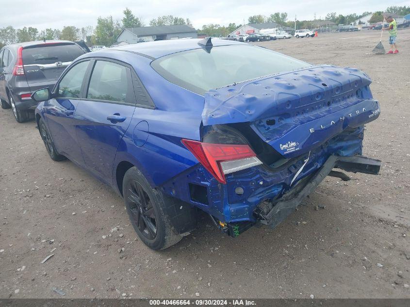 HYUNDAI ELANTRA HYBRID BLUE 2022