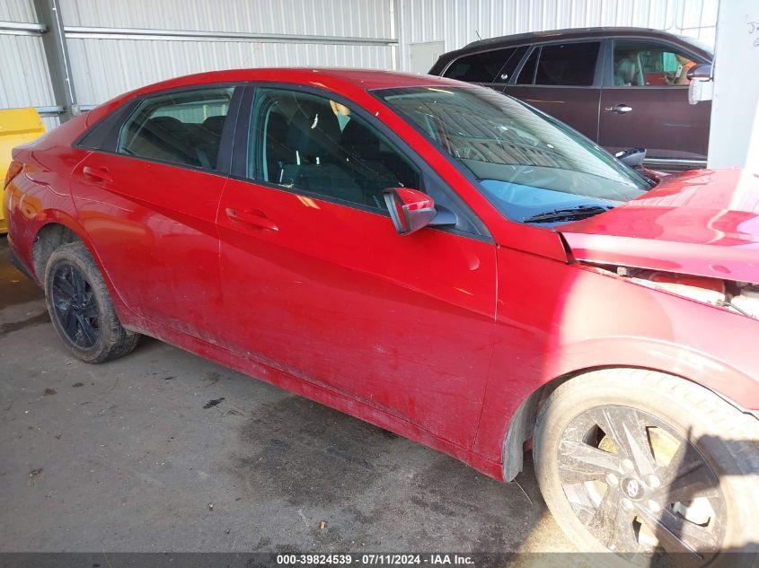 HYUNDAI ELANTRA HYBRID BLUE 2021