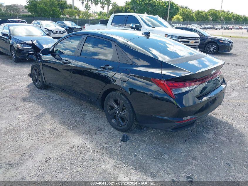 HYUNDAI ELANTRA HYBRID BLUE 2022