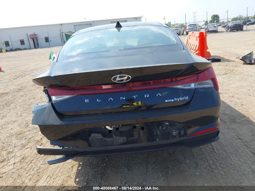 HYUNDAI ELANTRA HYBRID BLUE 2023