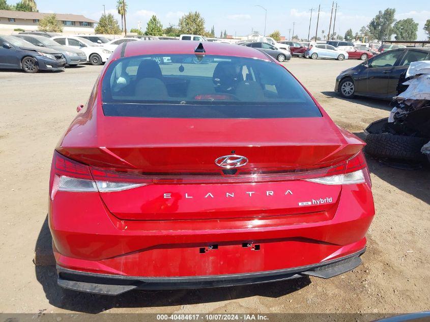 HYUNDAI ELANTRA HYBRID BLUE 2023