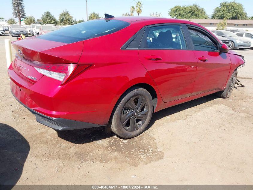 HYUNDAI ELANTRA HYBRID BLUE 2023