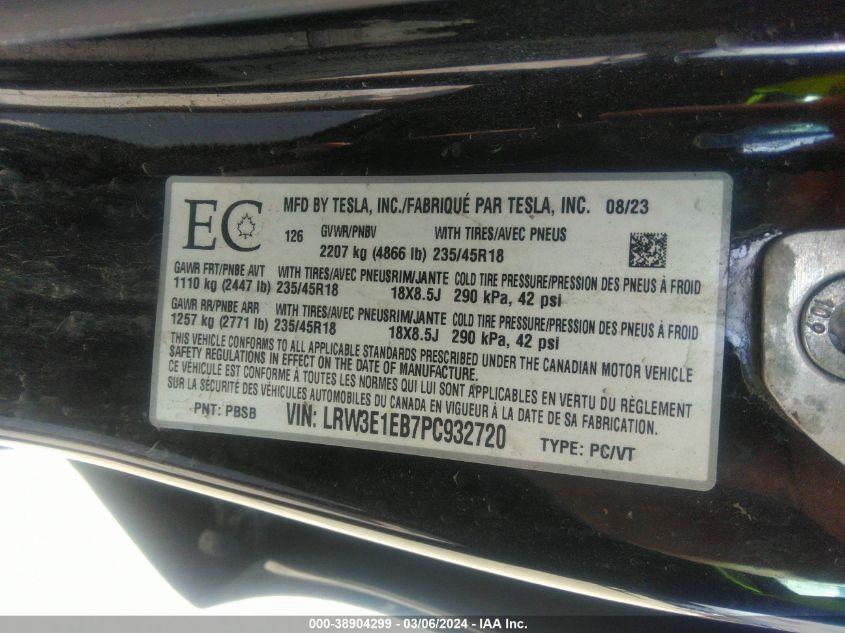 TESLA MODEL 3  2023