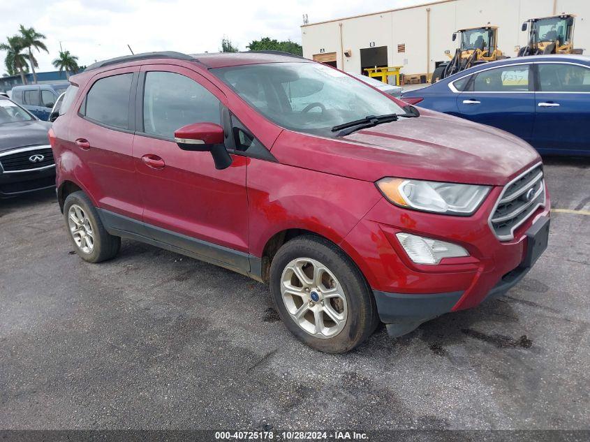 FORD ECOSPORT SE 2020