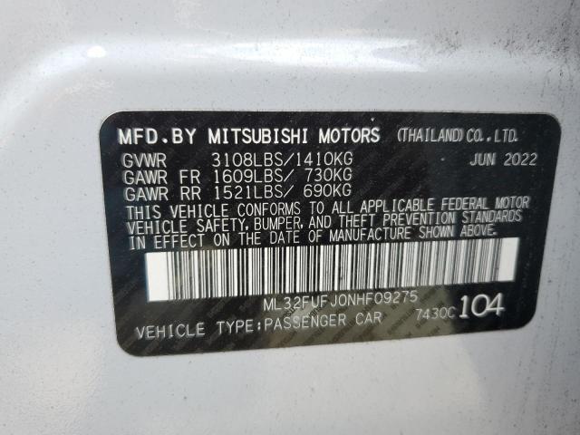 MITSUBISHI MIRAGE G4 2022