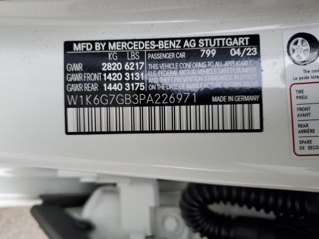 MERCEDES-BENZ S-CLASS S 580 4MAT 2023