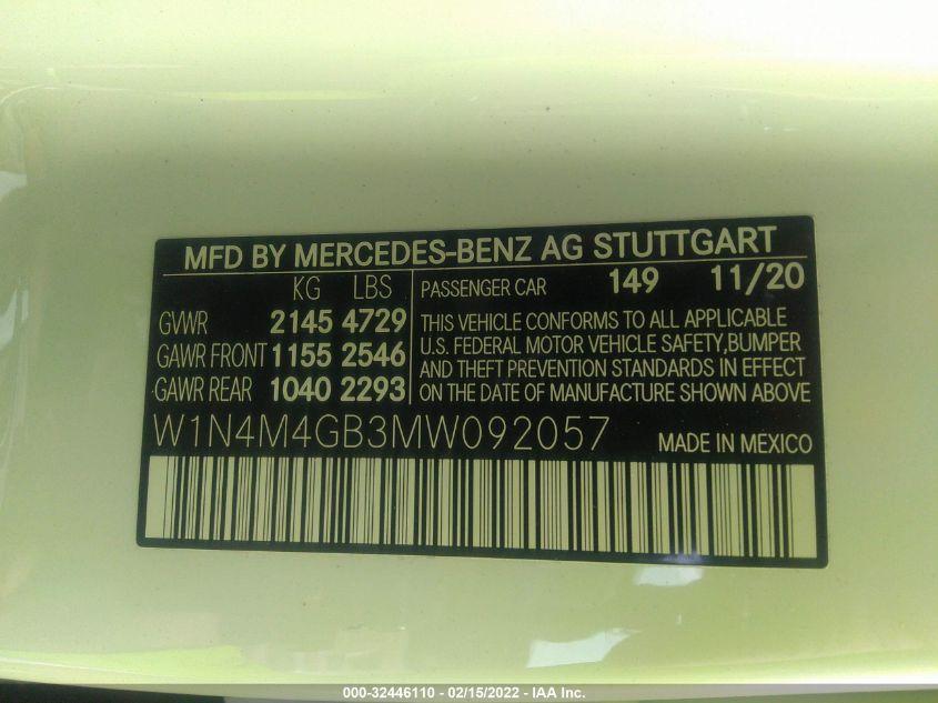 MERCEDES-BENZ GLB GLB 250 2021