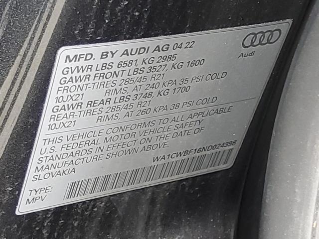 AUDI SQ8 PRESTI 2022